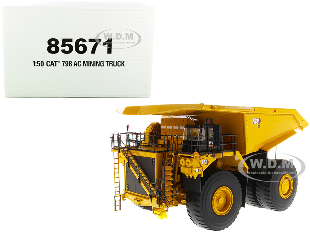 CAT Caterpillar 798 AC Mining Truck "High Line Series" 1/50 Diecast Model by Diecast Masters diecast model