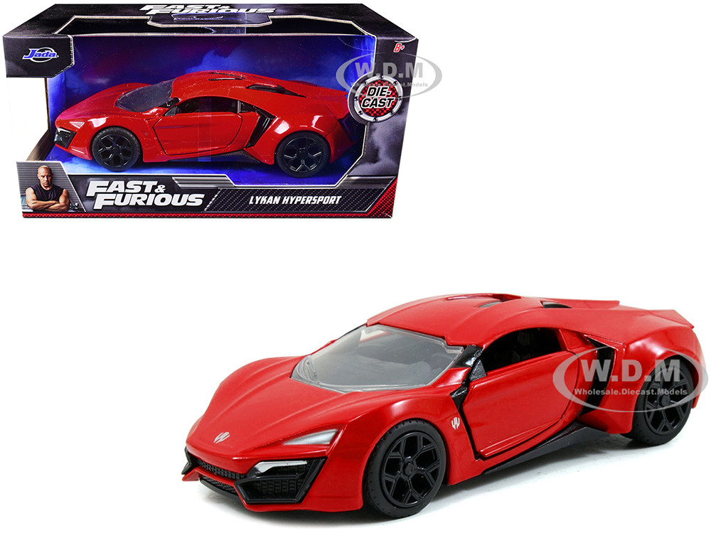 Lykan Hypersport Red "Fast & Furious 7" (2015) Movie 1/32 Diecast Model Car by Jada diecast model