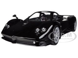 Pagani Zonda F Black 1/18 Diecast Car Model by Motormax diecast model