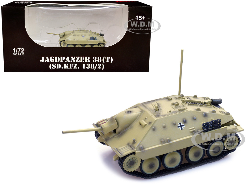 Jagdpanzer 38(T) SD.Kfz. 138/2 Hetzer Tank Destroyer German Army World War II 1/72 Diecast Model by Legion diecast model
