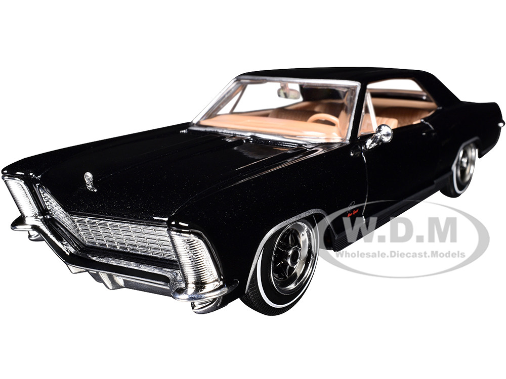 1965 Buick Riviera Gran Sport Black Metallic "Special Edition" Series 1/26 Diecast Model Car by Maisto diecast model