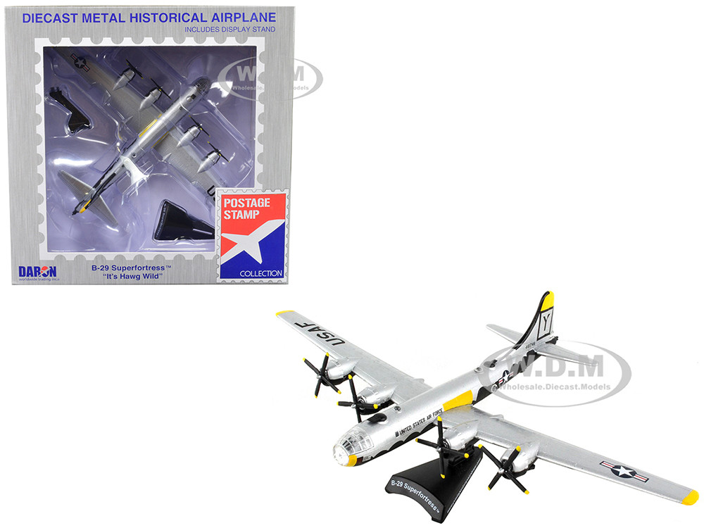 Boeing B-29 Superfortress Aircraft "It's Hawg Wild" United States Army Air Force 1/200 Diecast Model Airplane by Postage Stamp diecast model