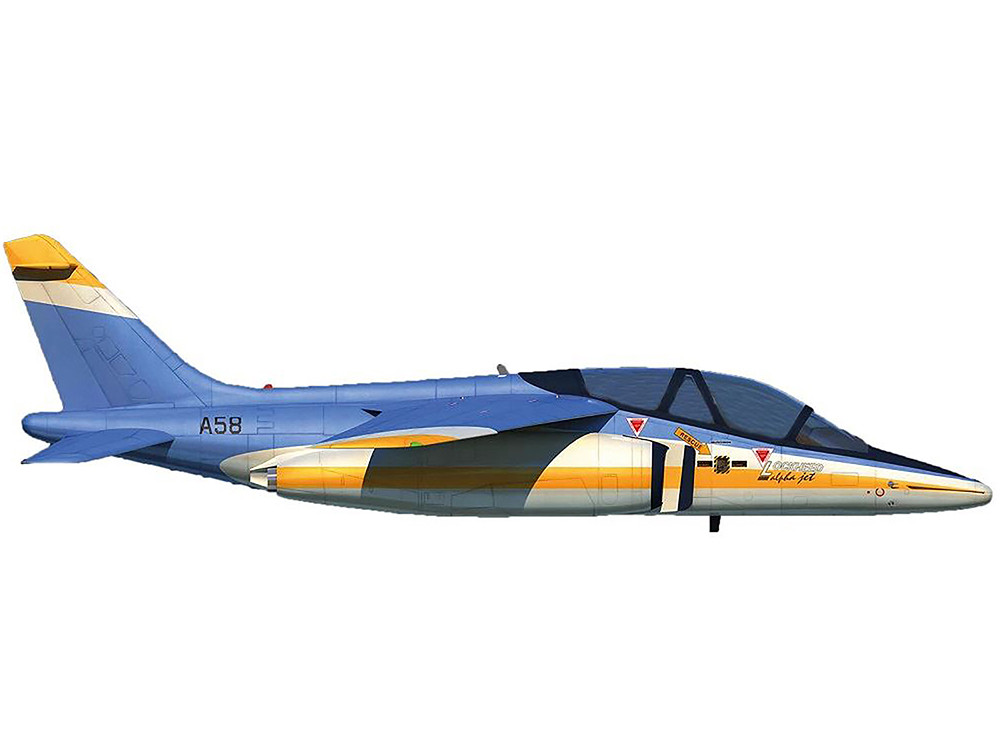 Lockheed Alpha Jet Aircraft "VTX-TS Competition" United States Navy "Military" Series 1/72 Diecast Model Airplane by Herpa diecast model