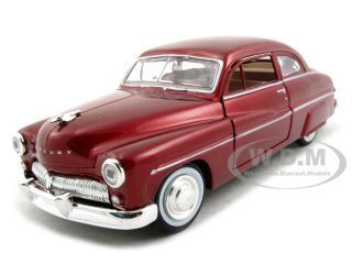1949 Mercury Red 1/24 Diecast Model Car by Motormax diecast model