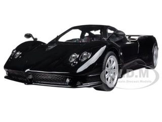 Pagani Zonda F Black 1/24 Diecast Car Model by Motormax diecast model