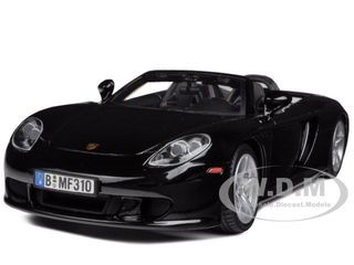 Porsche Carrera GT Black 1/24 Diecast Car Model by Motormax diecast model
