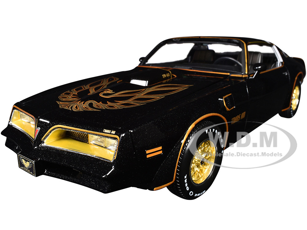 1978 Pontiac Firebird Trans Am Black Metallic with Hood Graphics "Special Edition" Series 1/18 Diecast Model Car by Maisto diecast model