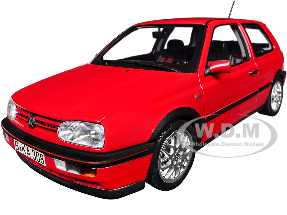1996 Volkswagen Golf GTI "20 Years Anniversary Edition" Flash Red 1/18 Diecast Model Car by Norev diecast model