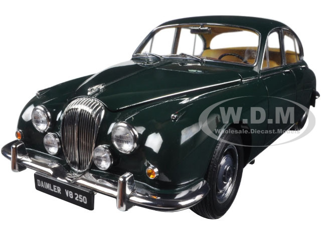 1967 Daimler V8-250 British Racing Green Left Hand Drive 1/18 Diecast Model Car by Paragon Models diecast model