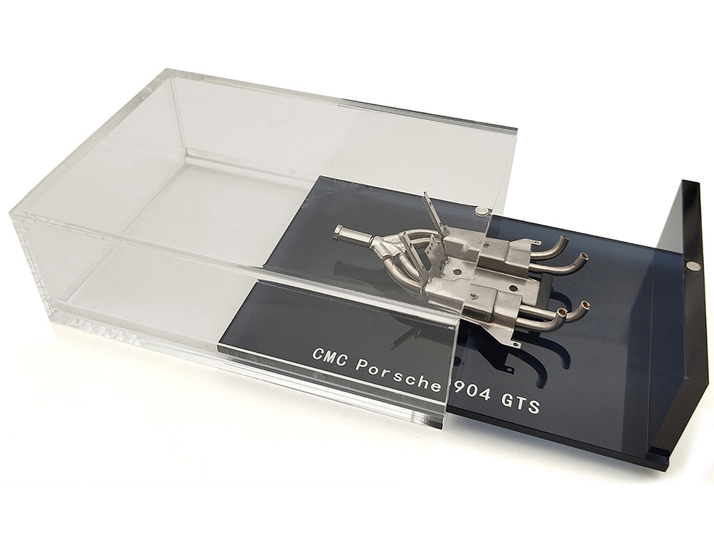 Sebring Exhaust for Porsche 904 Carrera GTS with Display Case 1/18 Diecast Model by CMC diecast model
