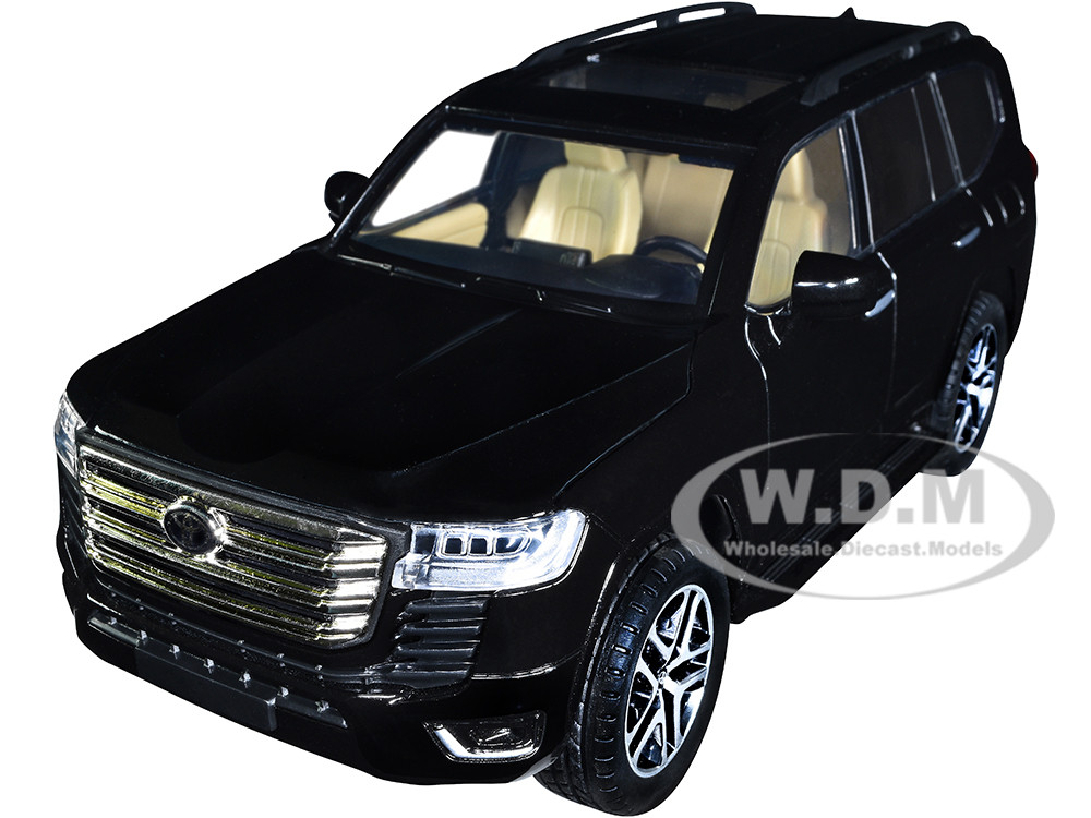 Toyota Land Cruiser Black Metallic 1/24 Diecast Model Car diecast model