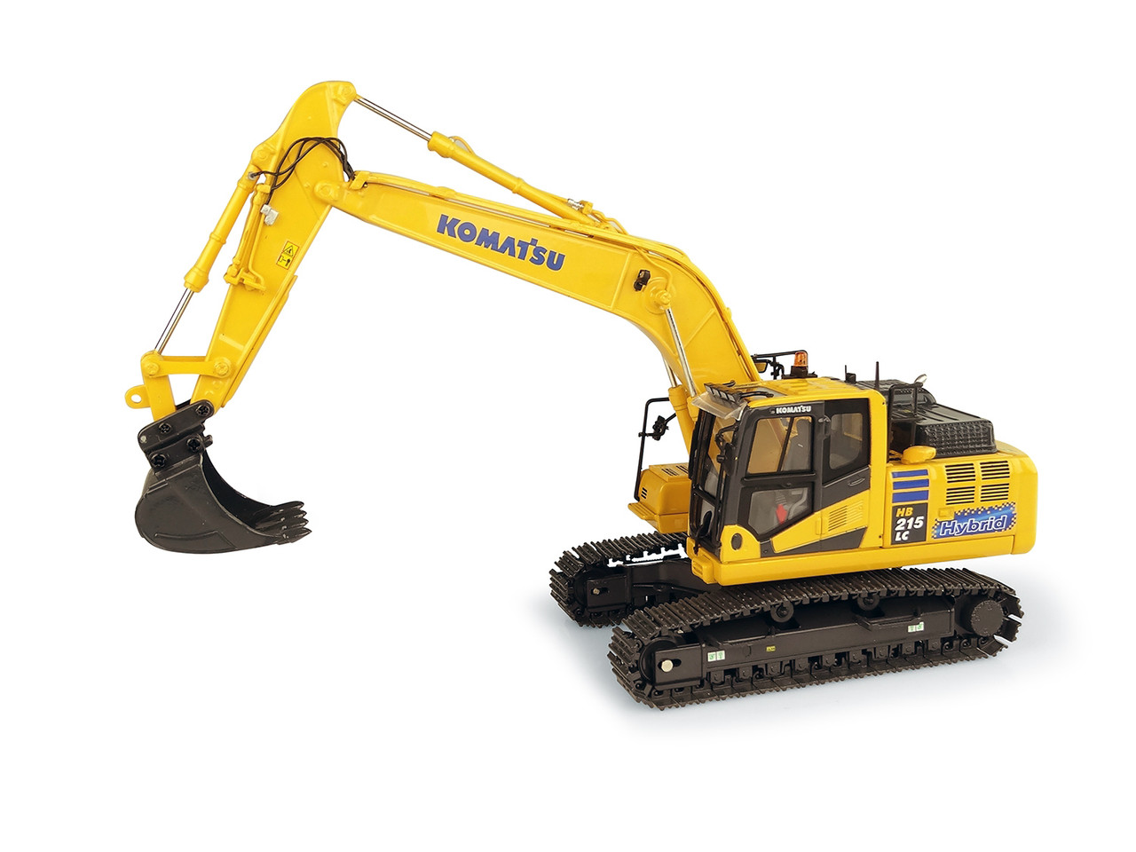Komatsu HB215LC-3 Hybrid Tracked Excavator 1/50 Diecast Model by Universal Hobbies diecast model