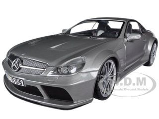 Mercedes SL65 AMG Black Series (R230) Grey 1/18 Diecast Model Car by Motormax diecast model