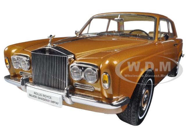 1968 Rolls Royce Silver Shadow Bronze 1/18 Diecast Model Car by Paragon Models diecast model