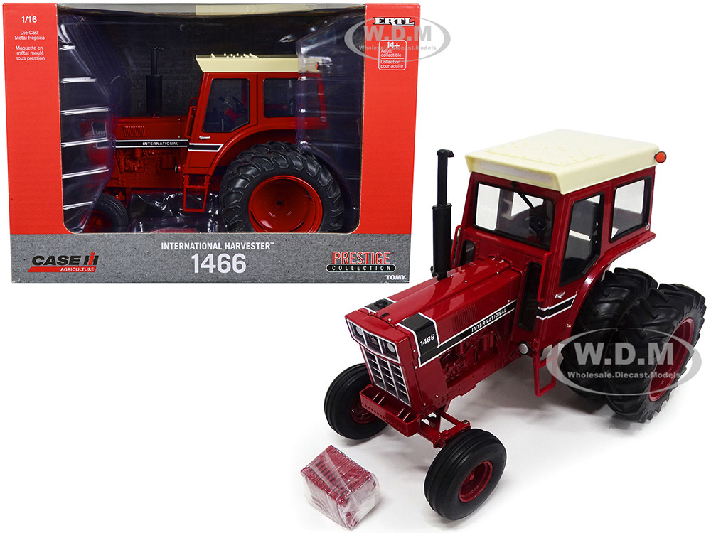 IH International Harvester 1466 Tractor Red with Cream Top "Case IH Agriculture" "Prestige Collection" 1/16 Diecast Model by ERTL TOMY diecast model