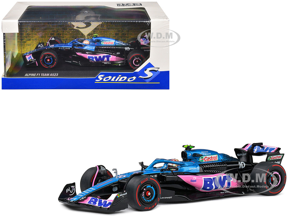 Alpine A523 #10 Pierre Gasly "BWT" 3rd Place Formula One F1 "Dutch GP" (2023) 1/43 Diecast Model Car by Solido diecast model