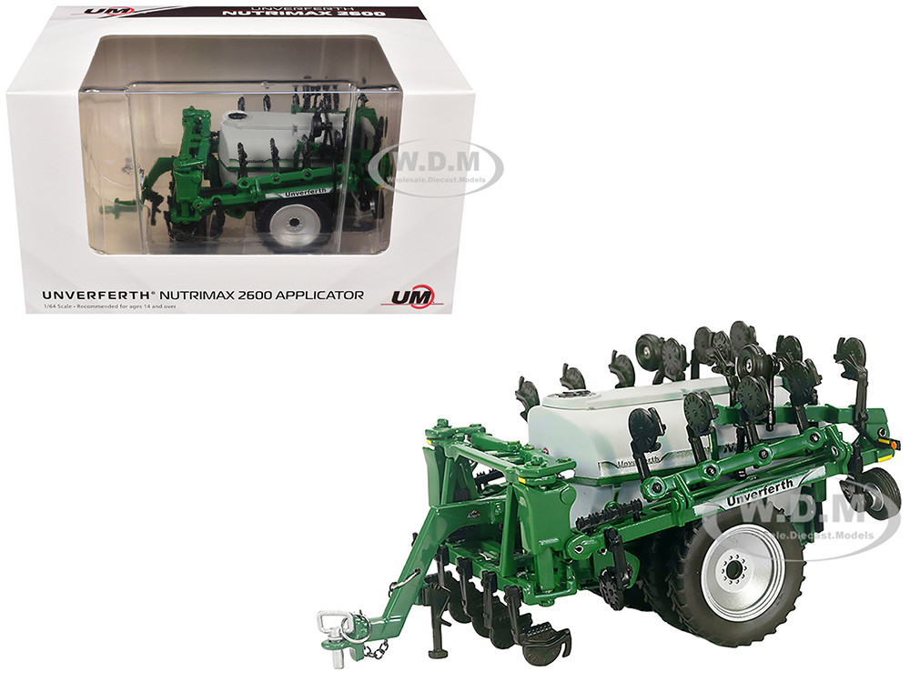 Unverferth NutriMax 2600 Applicator with Dual Wheels Green 1/64 Diecast Model by SpecCast diecast model