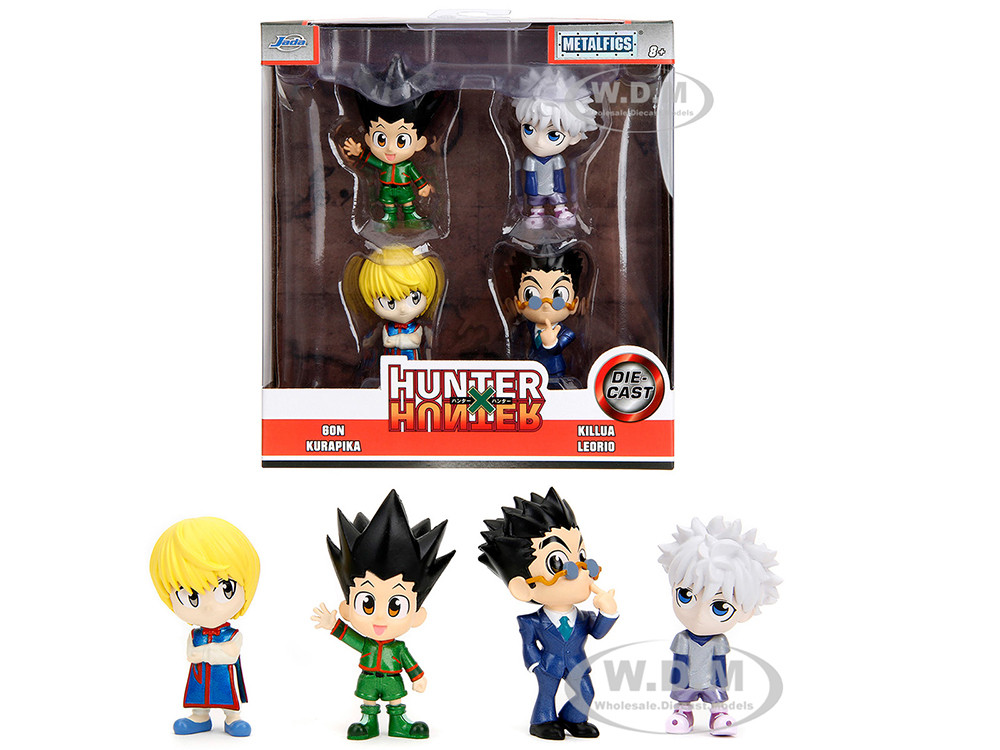 Set of 4 Diecast Figures "Hunter Hunter" (2011-2014) TV Series "Metalfigs" Series Diecast Models by Jada diecast model
