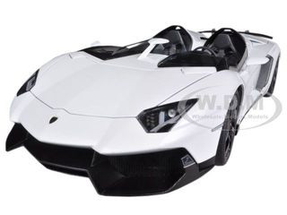 Lamborghini Aventador J White 1/18 Diecast Car Model by AutoArt diecast model