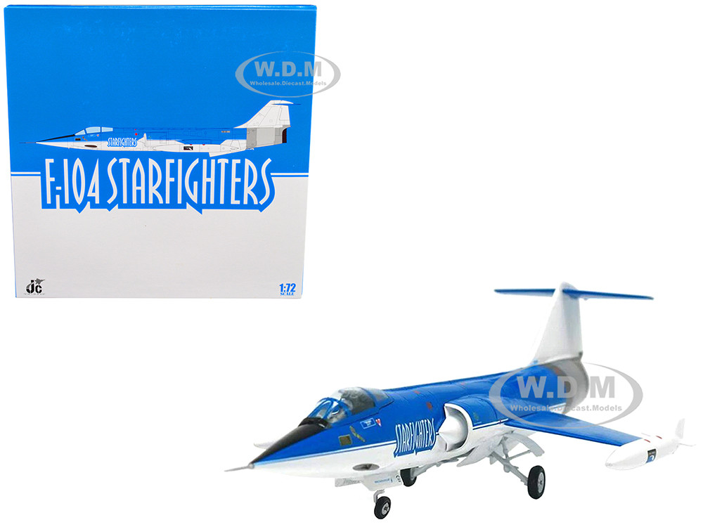 Lockheed F-104S Starfighter Aircraft "Starfighters Aerospace Aerobatics Team" (2012) 1/72 Diecast Model by JC Wings diecast model