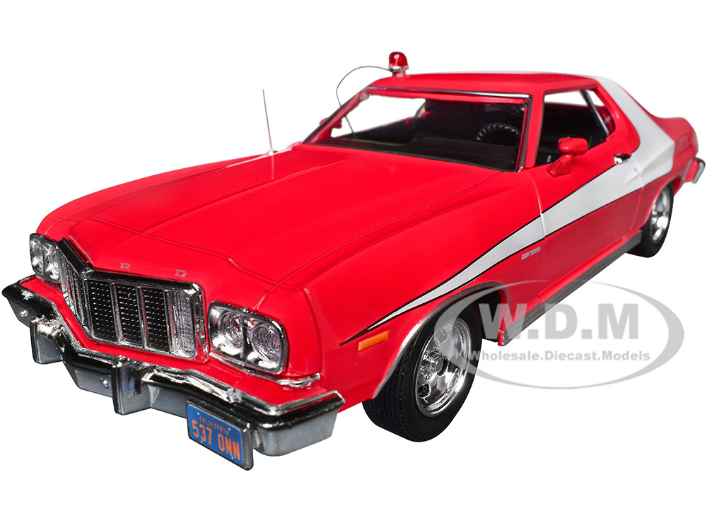 1976 Ford Gran Torino Red with White Graphics "Hollywood Greatest Hits" Series 1/24 Diecast Model Car by Greenlight diecast model