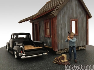 Logger Bob Figure For 1:24 Diecast Model Cars by American Diorama diecast model