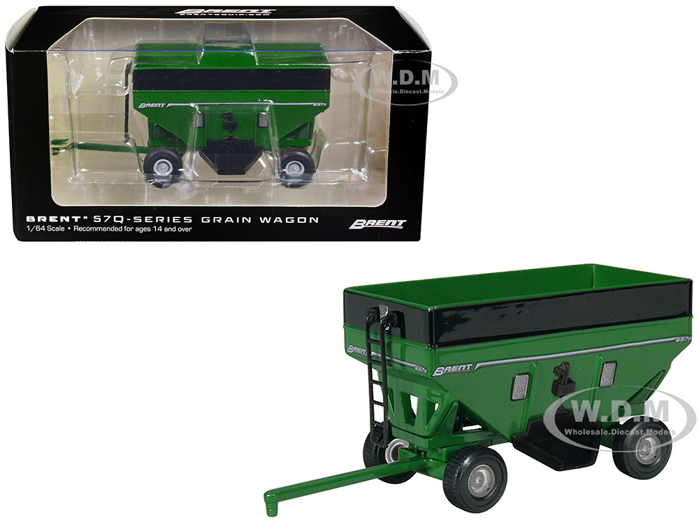 Brent 657Q Grain Train Wagon Green 1/64 Diecast Model by SpecCast diecast model