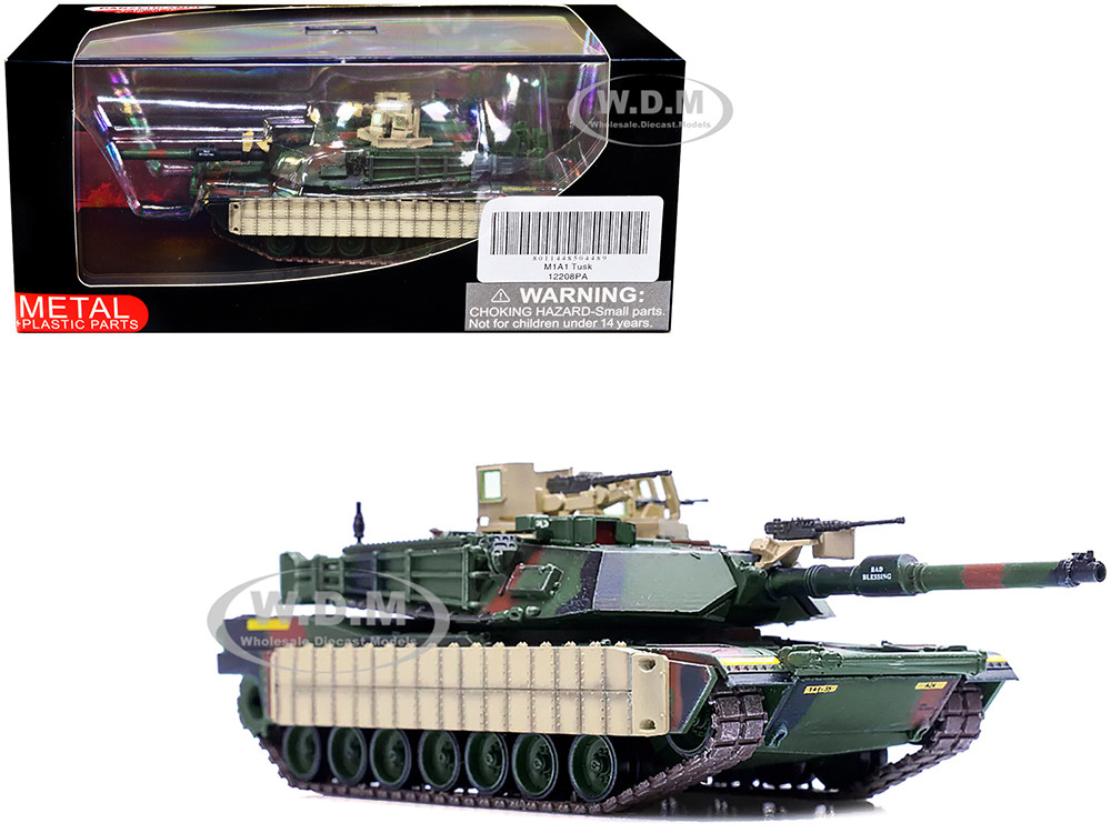 M1A1 TUSK Main Battle Tank "U.S.A. 1st Battalion, 35th Armor Regiment" 1/72 Diecast Model by Panzerkampf diecast model