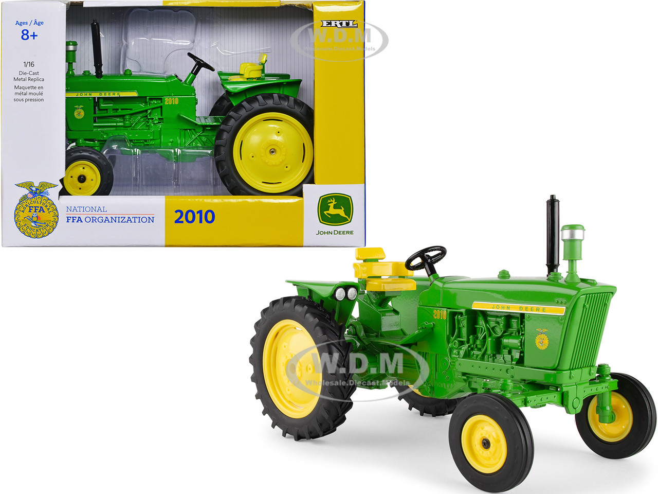 John Deere 2010 Tractor Green "National FFA Organization" Series 1/32 Diecast Model by ERTL TOMY diecast model