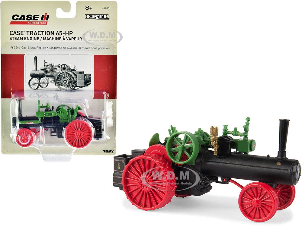 Case Traction 65-HP Steam Engine "Case IH Agriculture" 1/64 Diecast Model by ERTL TOMY diecast model