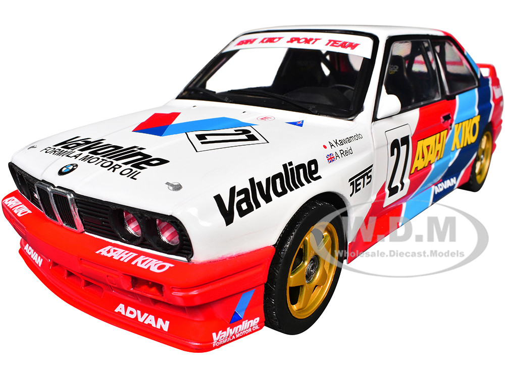 BMW E30 M3 #27 Atsushi Kawamoto - Anthony Reid "Japanese Touring Car Championship" (1986) "Competition" Series 1/18 Diecast Model Car by Solido diecast model