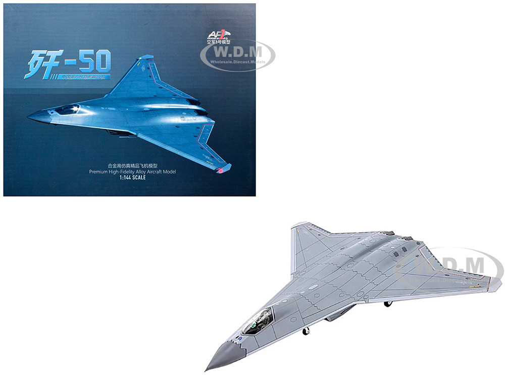 Shenyang J-50 Stealth Aircraft "People's Liberation Army Air Force" 1/144 Diecast Model by Air Force 1 diecast model
