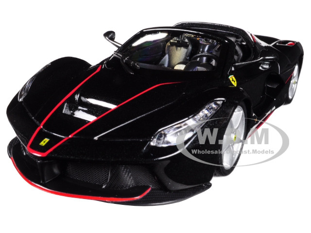 Ferrari LaFerrari F70 Aperta Black 1/24 Diecast Model Car by Bburago diecast model