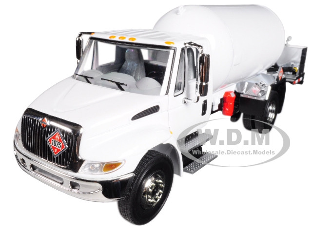 International DuraStar with Propane Body White 1/34 Diecast Model by First Gear diecast model