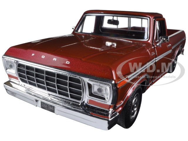 1979 Ford F-150 Pickup Truck Brown 1/24 Diecast Model Car by Motormax diecast model