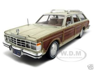 1979 Chrysler Lebaron Town & Country Cream 1/24 Diecast Model Car by Motormax diecast model