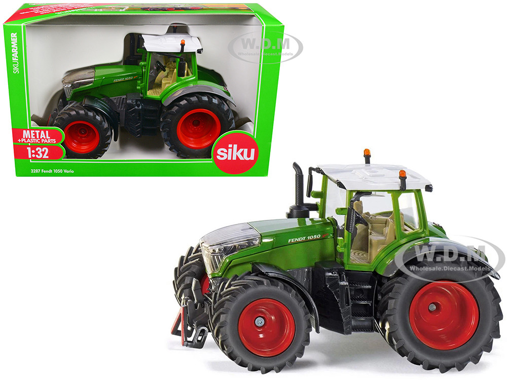 Fendt 1050 Vario Tractor Green with White Top 1/32 Diecast Model by Siku diecast model