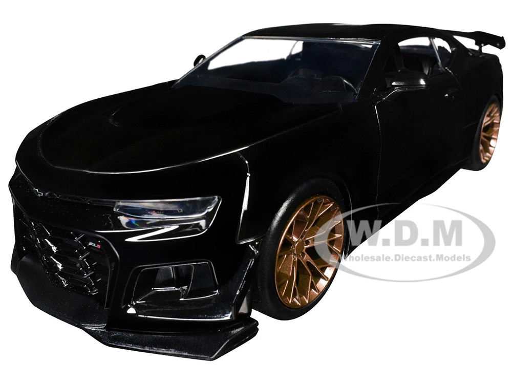 2024 Chevrolet Camaro ZL1 1LE Black "Fast X" (2023) Movie "Fast & Furious 25th Anniversary" Series 1/24 Diecast Model Car by Jada diecast model