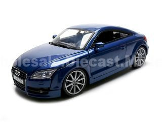 2007 Audi TT Blue 1/18 Diecast Car Model by Motormax diecast model