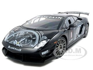 Lamborghini Gallardo LP560-4 Super Trofeo Black 1/18 Diecast Model Car by Motormax diecast model