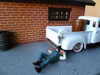 Repair Man Henry Figure For 1:24 Diecast Model Cars by American Diorama diecast model