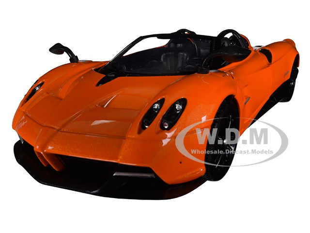 Pagani Huayra Roadster Orange 1/24 Diecast Model Car by Motormax diecast model
