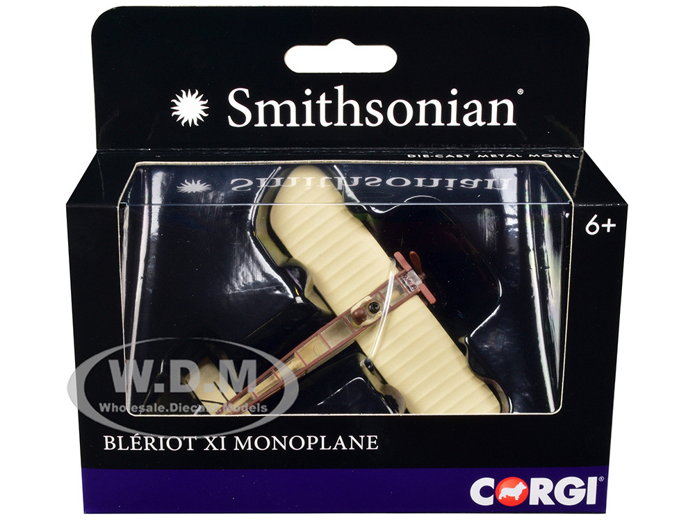 Bleriot XI Monoplane with Pilot Figure "Smithsonian" Series Diecast Model by Corgi diecast model