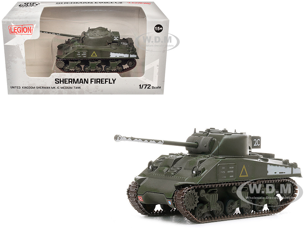 Sherman Firefly Mk.IC Medium Tank "A Squadron, Coldstream Guards, 5th Guards Armoured Brigade, Germany" (1945) British Army 1/72 Diecast Model by Legion diecast model