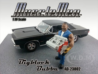 Musclemen Bigblock Bubba Figure for 1:18 Diecast Car Models by American Diorama diecast model