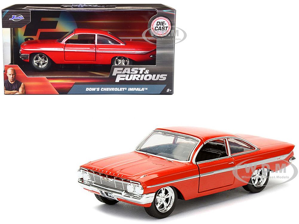 Dom's Chevrolet Impala Red Fast & Furious F8 "The Fate of the Furious" Movie 1/32 Diecast Model Car  by Jada diecast model