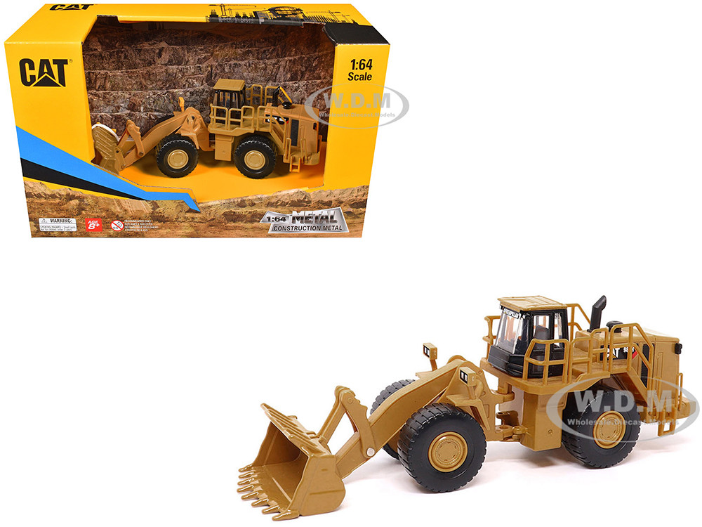 CAT Caterpillar 988H Wheel Loader Yellow 1/64 Diecast Model by Diecast Masters diecast model