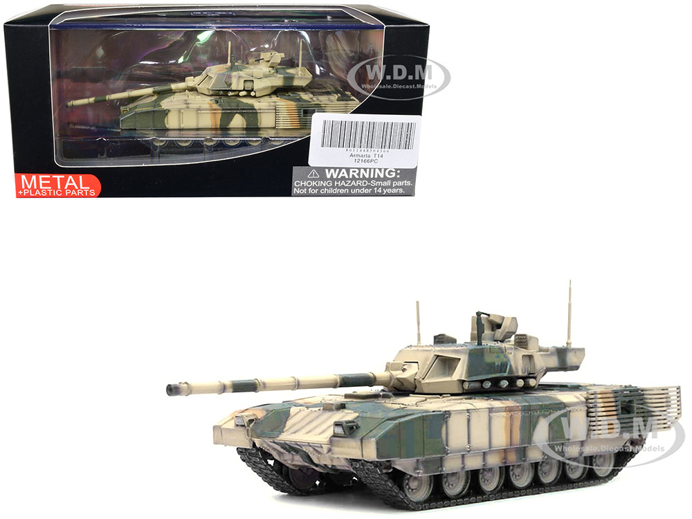 Russian T14 Armata MBT (Main Battle Tank) Multi-Camouflage "Armor Premium" Series 1/72 Diecast Model by Panzerkampf diecast model