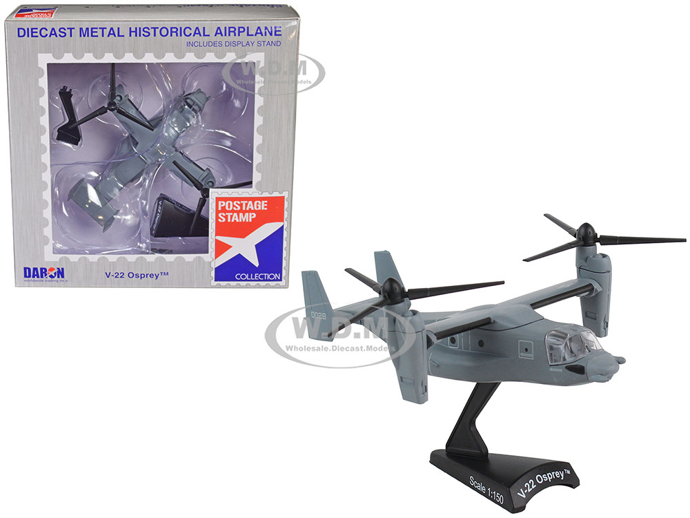 Bell Boeing V-22 Osprey Marine Helicopter United States Air Force 1/150 Diecast Model by Postage Stamp diecast model