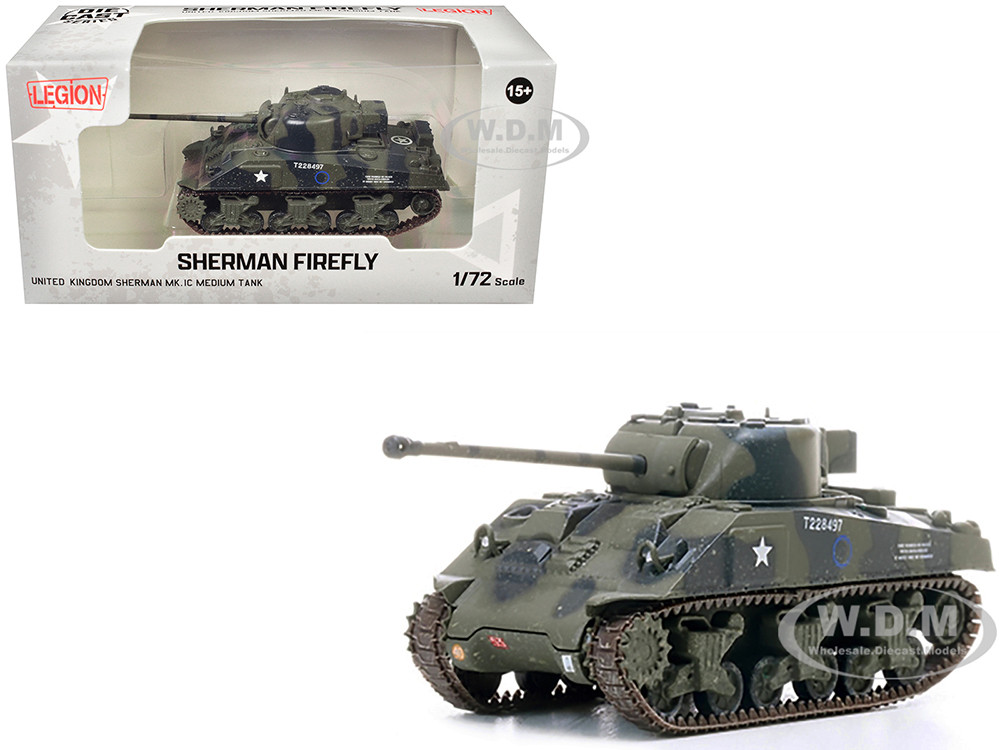 Sherman Firefly Mk.VC Medium Tank "Polish 1st Armoured Division, Black Devils, Battle of Falaise, France" (1944) Polish Armed Forces in the West 1/72 Diecast Model by Legion diecast model